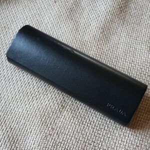 Prada black glasses case
